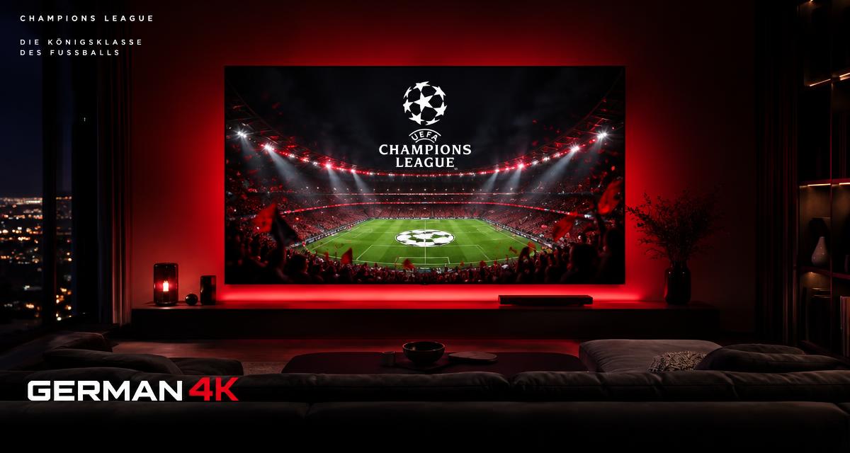 Champions League 2026/27 streamen: alle Spiele der Ligaphase in 4K