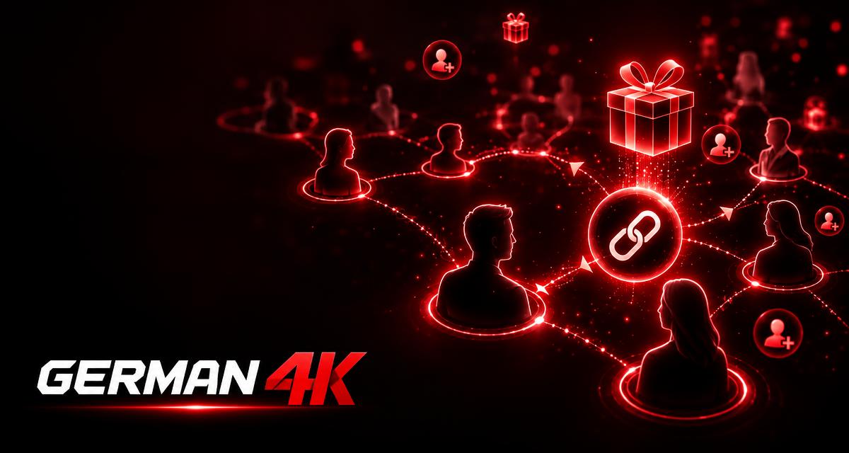 Freunde werben & Gratis-Monate sichern: das German 4K Empfehlungsprogramm